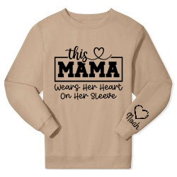 Heart on my sleeve sweatshirt