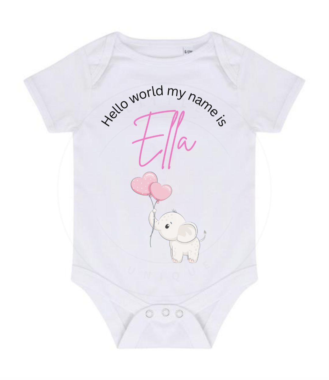 Welcome to the world baby vest