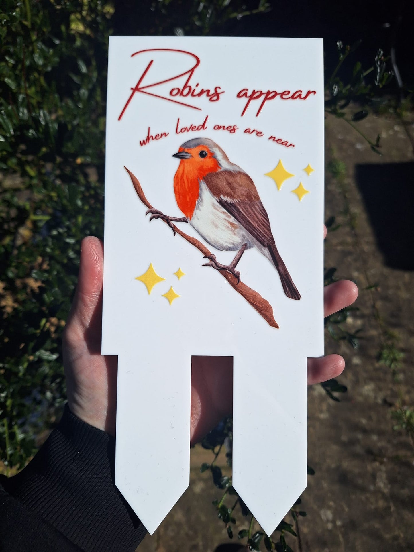 Robins memorial plaque