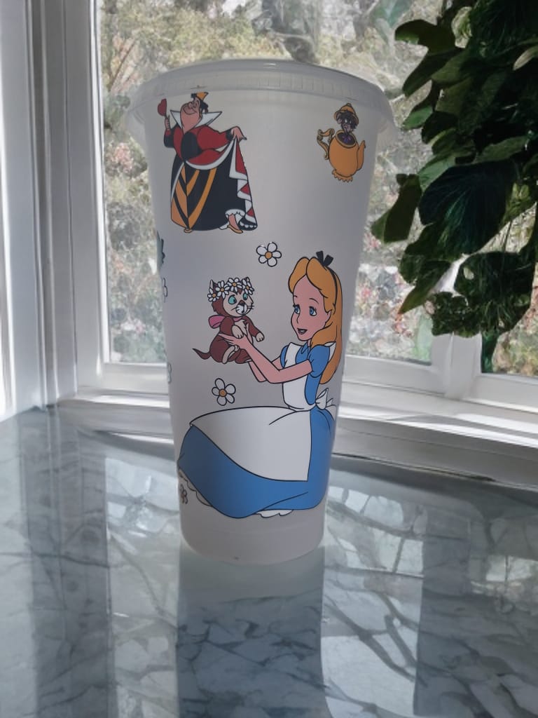 Alice in wonderland cold cup