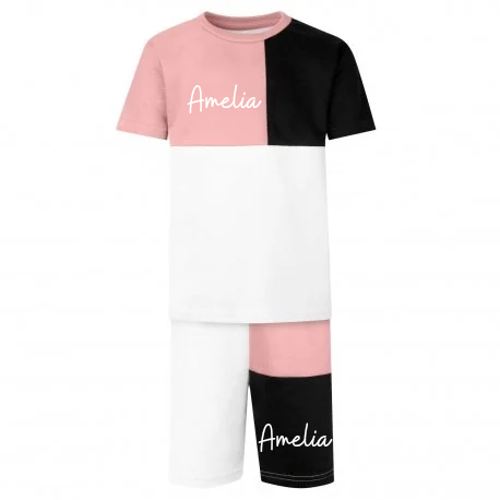 Personalised block short set