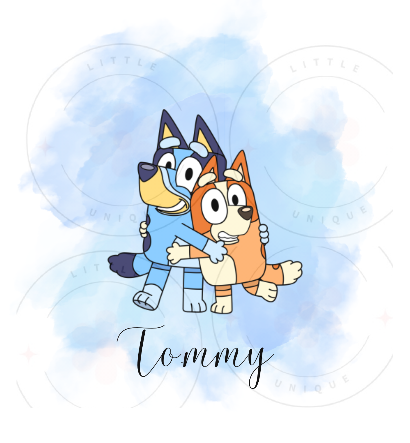 Bluey digital print