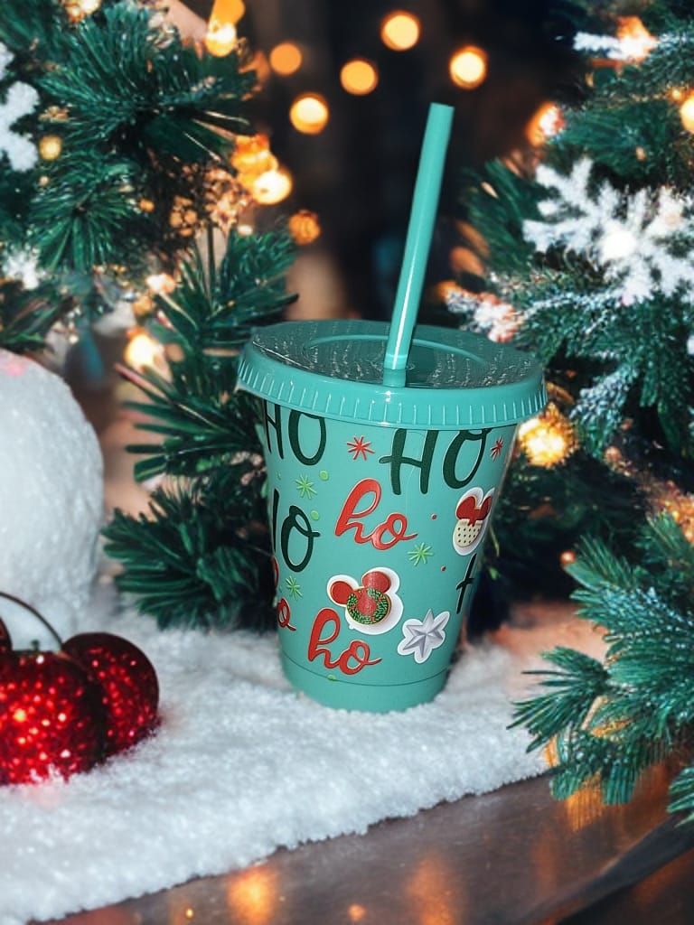 16oz Christmas cold cup