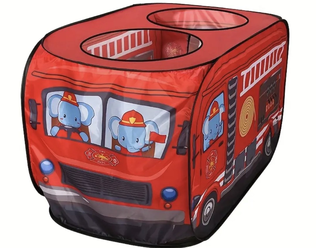 Pop up fire engine tent