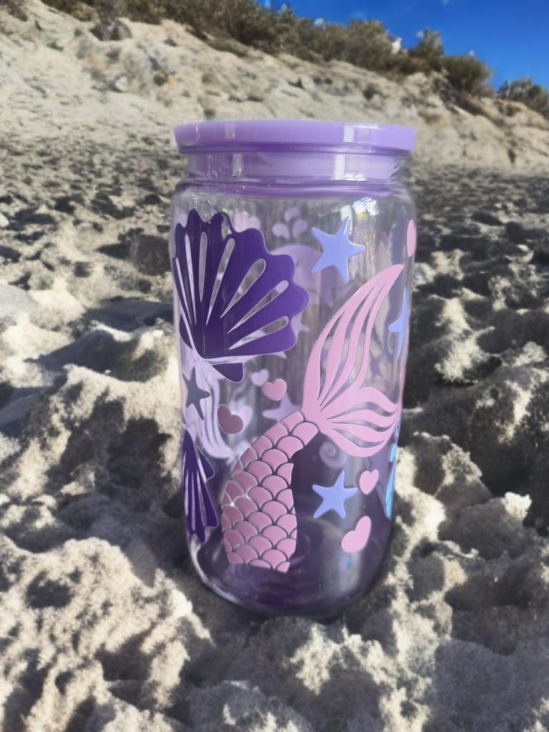 Mermaid plastic tumbler