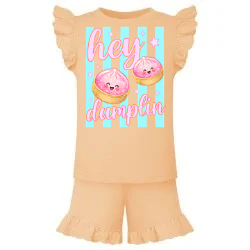 Dumpling short set 9-10years