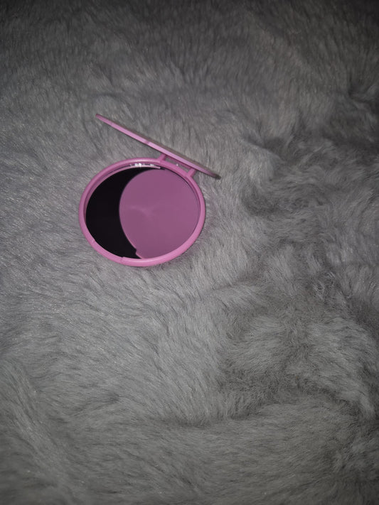 Compact mirror pink