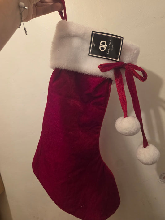 Bow personalised stocking