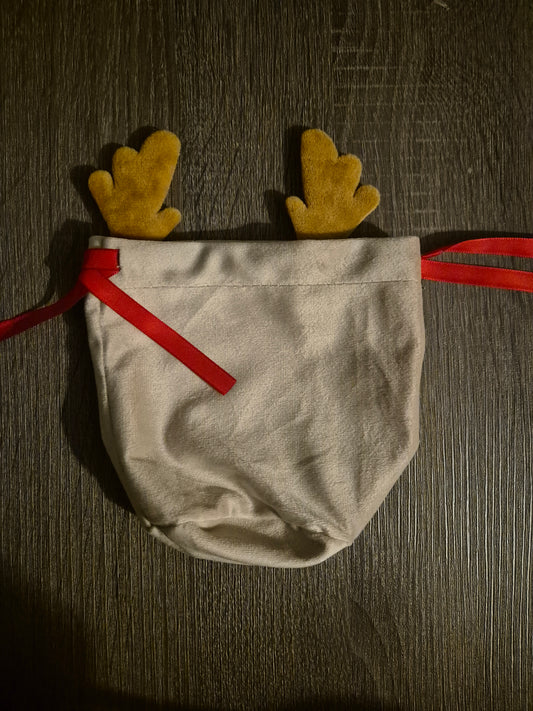 Personalised reindeer treat bag