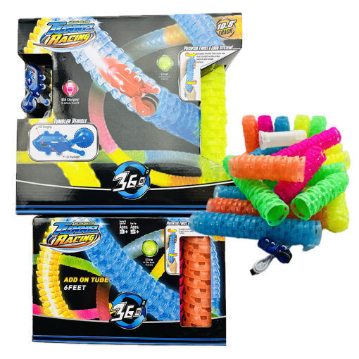 Glow tunnel racing mega set