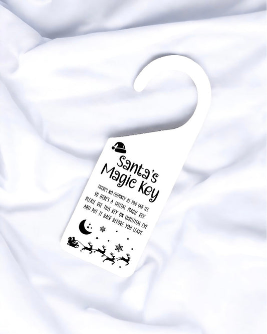 Santa's magic key door hanger