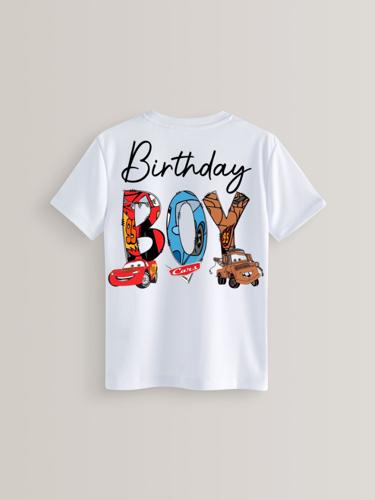 Personalised boy birthday top