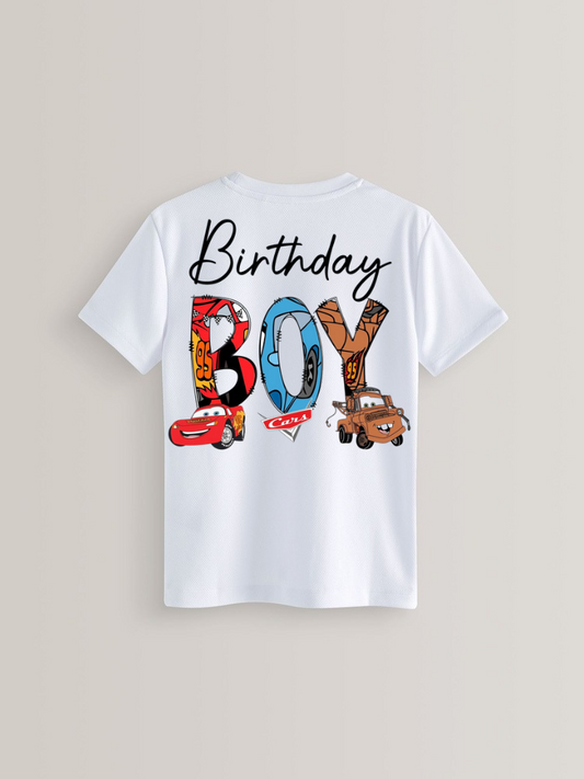 Personalised boy birthday top
