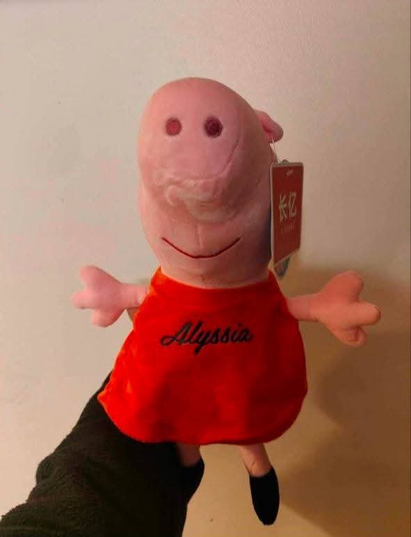 Personalised peppa pig