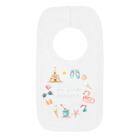 My first holiday bib