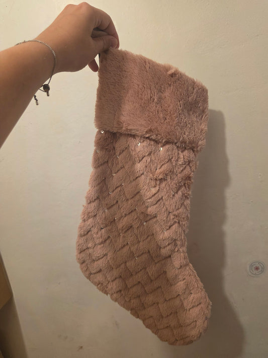 Pink personalised stockings