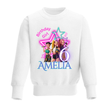 Birthday jumper KP personalised