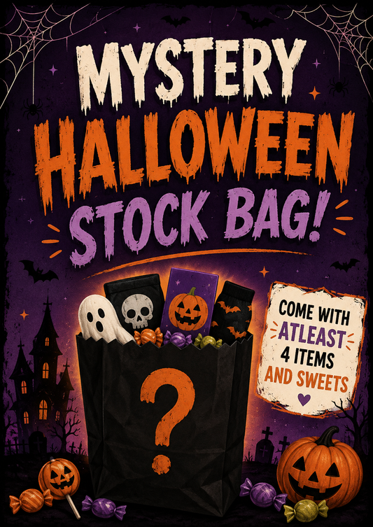 Halloween mystery stock bags