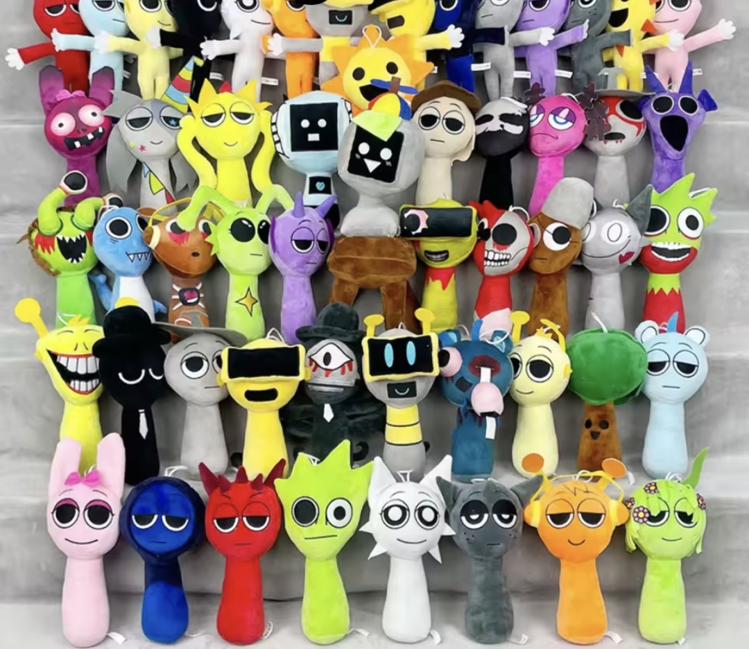 5 random sprunki plush