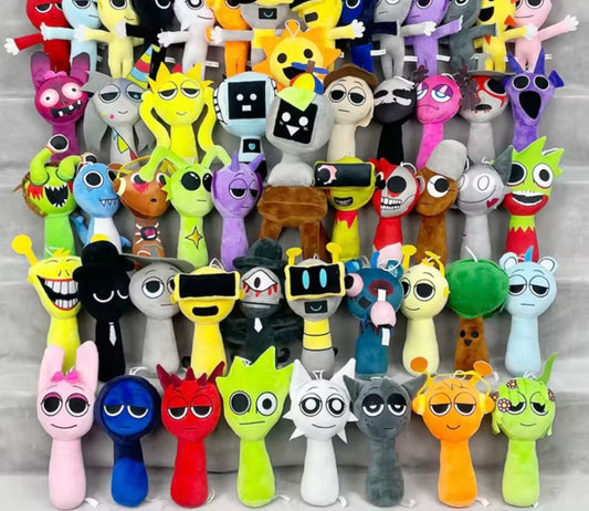 5 random sprunki plush
