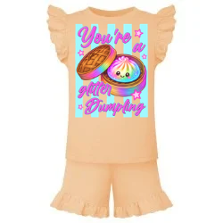 Dumpling short set 9-10years