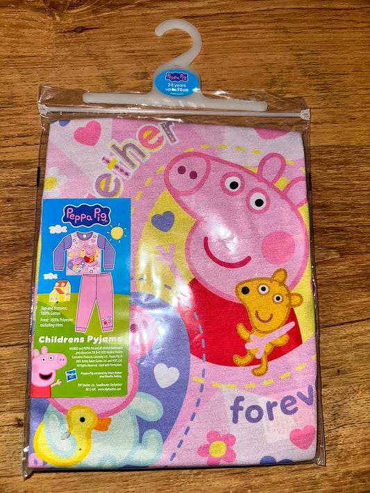 Peppa pig pjs 2-3years