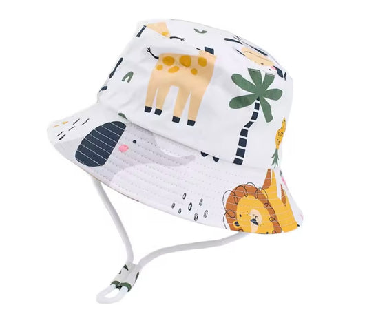 Animal themed bucket hat children's