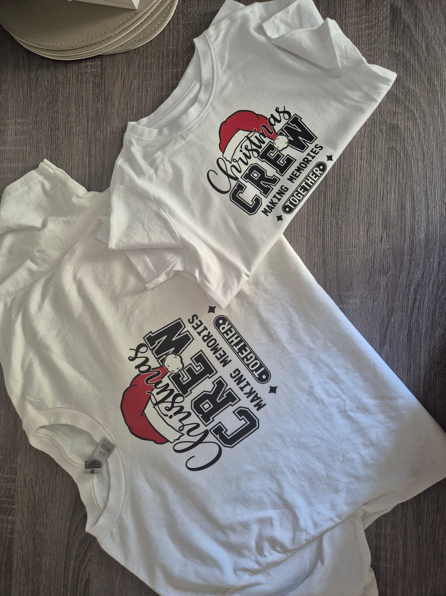 Christmas crew tshirt adult