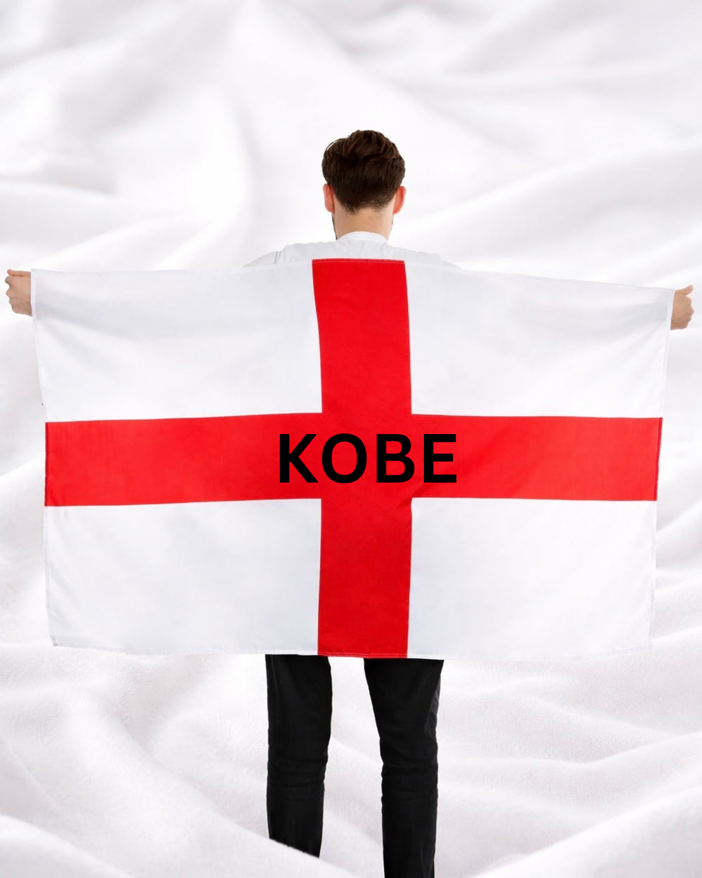 Personalised England cape flag