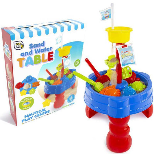 Sand and water table with accessories 16pcs