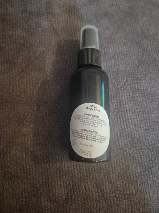 Alien scented body mist