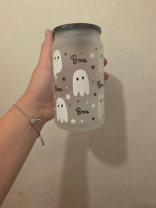 Glass ghost cup