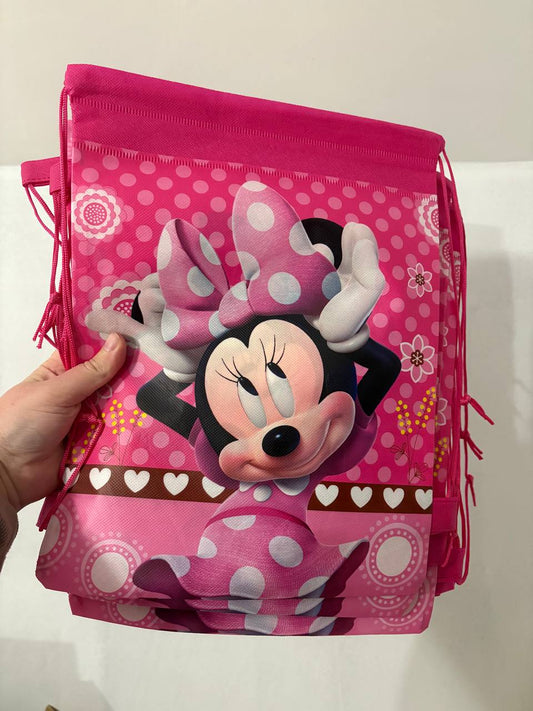 Minnie mouse drawstring bag
