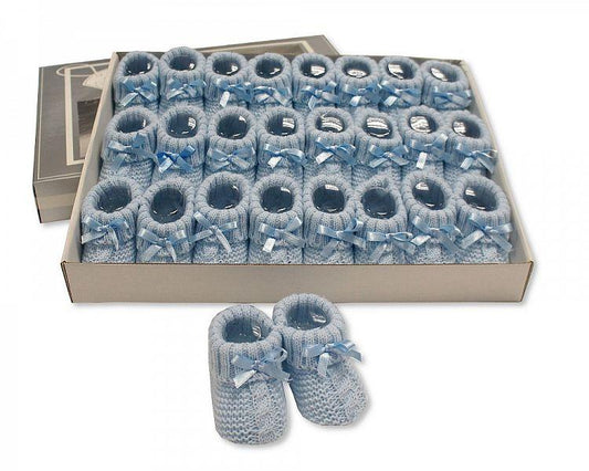 Boy booties 0-3months 1 pair
