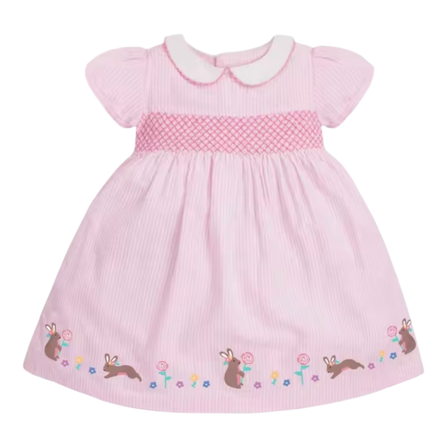 Girl smocked dress