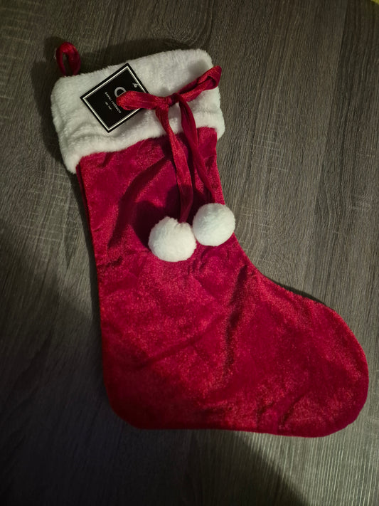 Red bow stocking