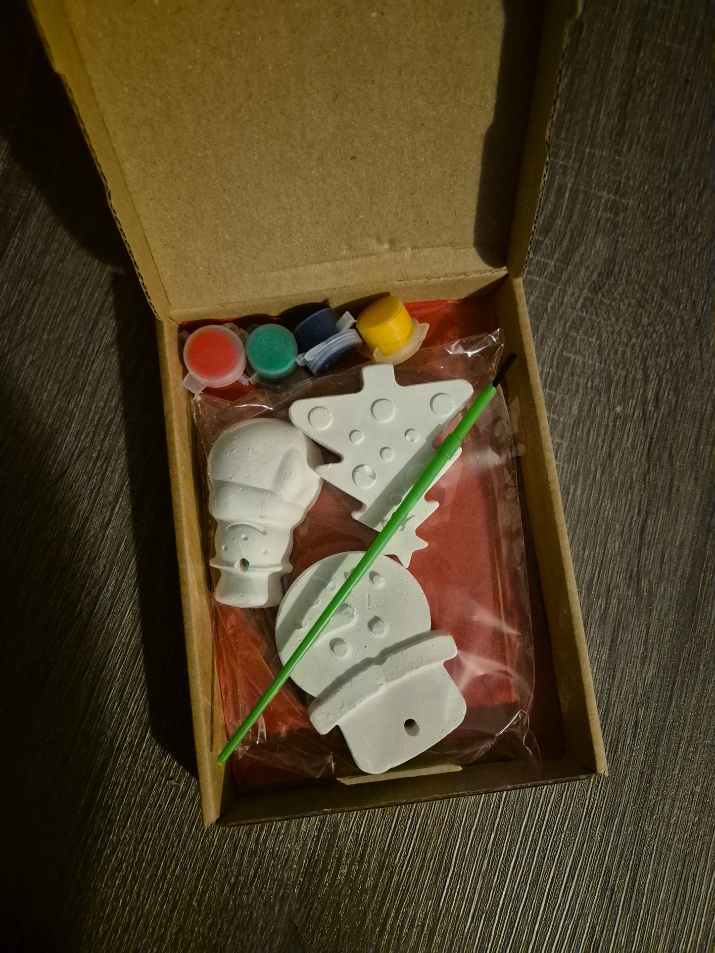 Paint your own clay Christmas