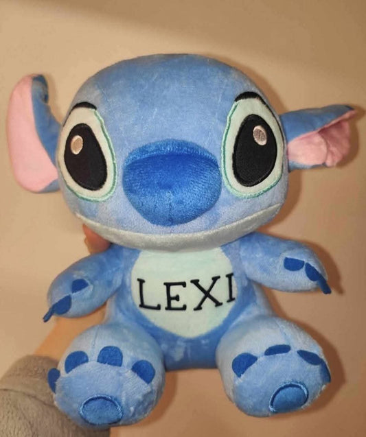 Personalised blue teddy