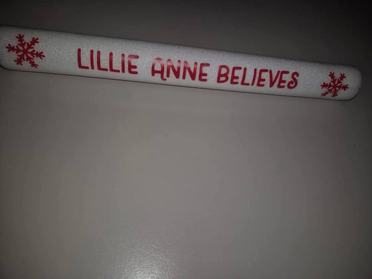Foam personalised christmas glow stick