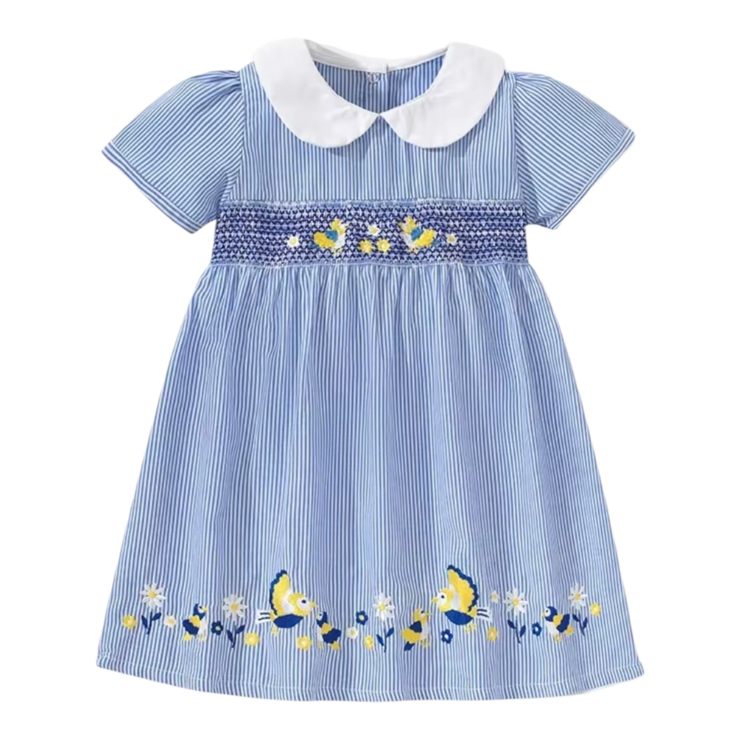 Girl smocked dress