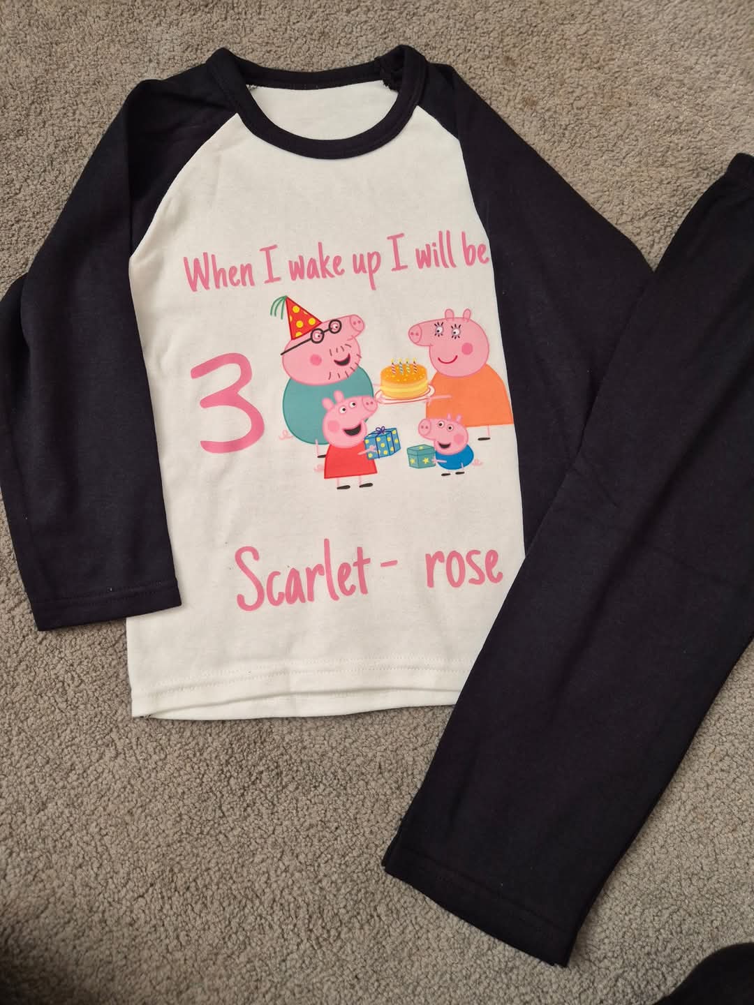 Design your pjs blue striped