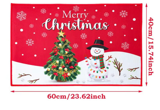 Christmas themed door mat
