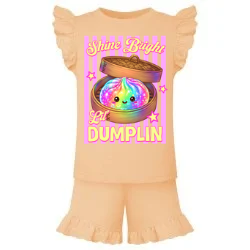 Hey dumpling short set 9-10years
