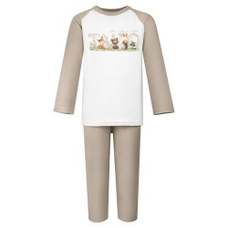 Personalised wildlife two birthday pjs