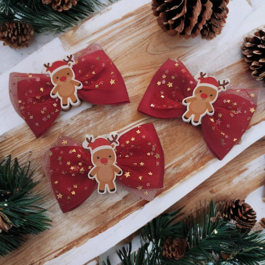 Reindeer hair bow