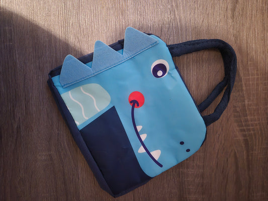 Personalised dinosaur lunchbag