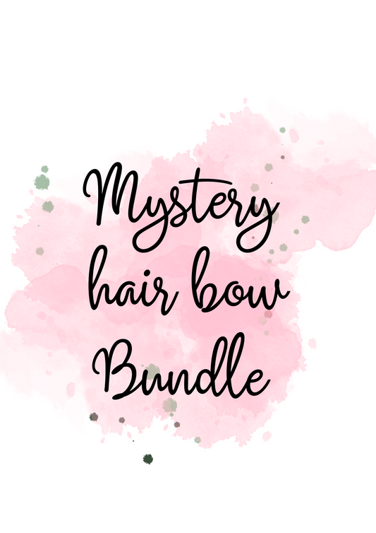 Mystery hair bow bundle