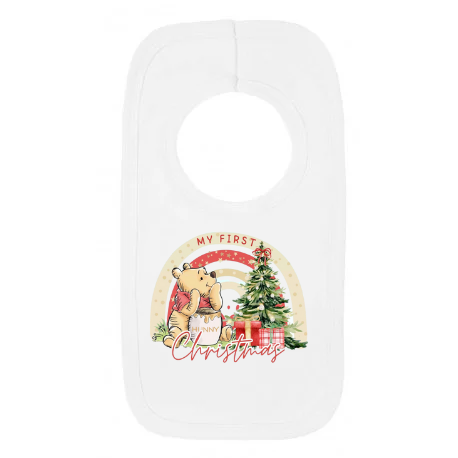 Baby bib personalised Christmas
