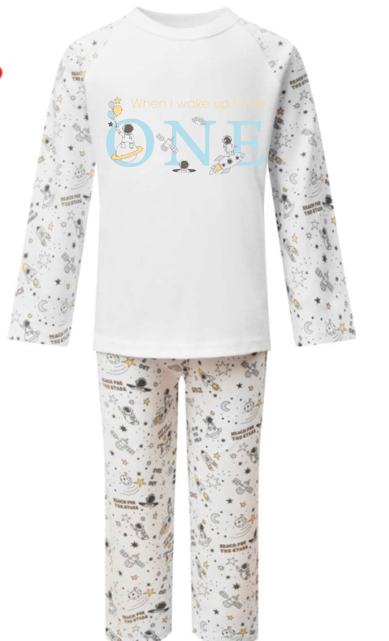 Spaced birthday Pjs