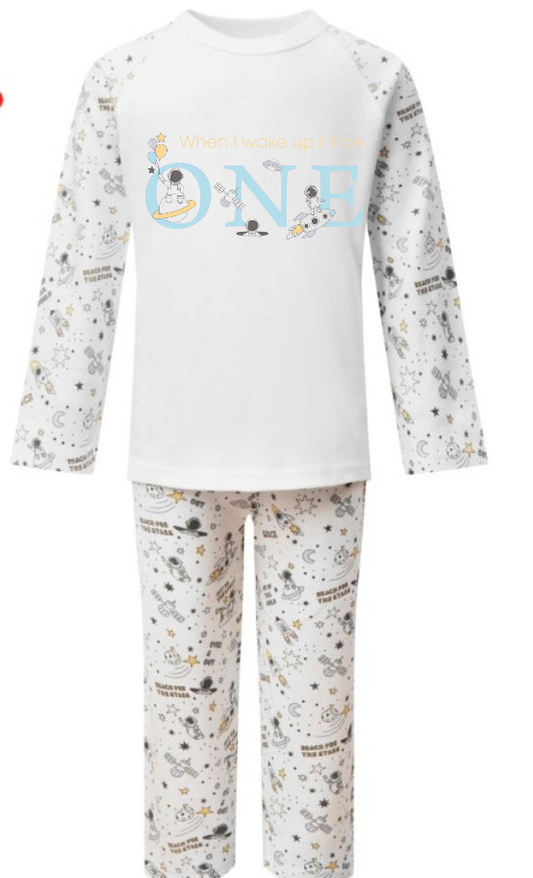 Spaced birthday Pjs